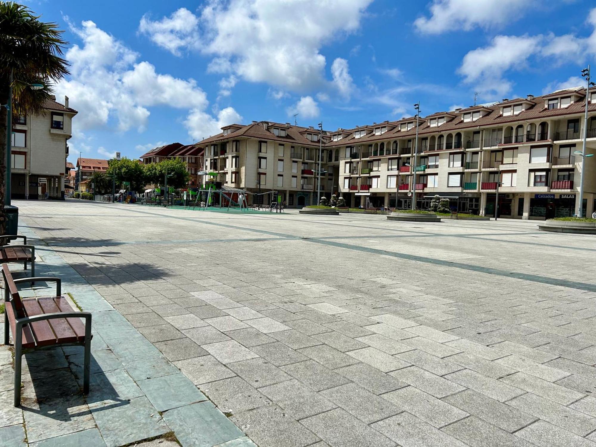 Apartamento Plaza De La Villa Playa Trengandin Noja Dış mekan fotoğraf